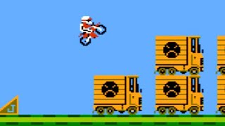 Vs Excitebike NES Playthrough  NintendoComplete [upl. by Melly]