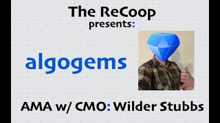 ALGOGEMS AMA w CMO Wilder Stubbs Algorand NFTs  Kinn DAO  ALGO [upl. by Dorkas]