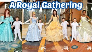 I Met 4 Disney Princesses on the Disney Magic at the Royal Gathering [upl. by Jenne]