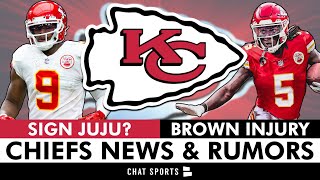 Chiefs SIGNING JuJu SmithSchuster After Marquise Brown Injury News  Kansas City Chiefs Rumors [upl. by Knarf]