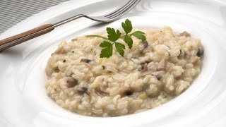 Receta de risotto de champiñones  Karlos Arguiñano [upl. by Jamnes]