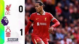 Liverpool vs Nottingham Forest 01 Highlights  Premier League  20242025 [upl. by Inaleon]