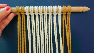 Macrame Simple Design Stepbystep Tutorial  Macrame Wall Hanging  Macrame Simple [upl. by Antonina528]