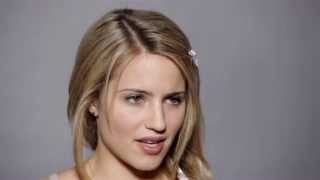 Dianna Agrons Official quotThe Familyquot Interview Pt 2  Celebscom [upl. by Dnalram]