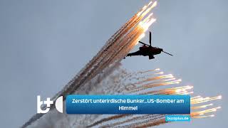 Zerstörung unterirdischer Bunker  USBomber am Himmel Seoul zeigt sein Arsenal [upl. by Cud]