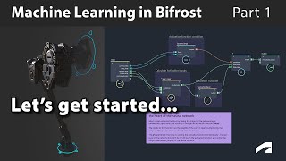 Neural Nets for 3D CG Machine Learning in Bifrost Part 1 [upl. by Asamot]