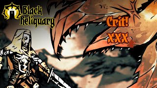 Greater Sandwurm vs Leper and others Black Reliquary  Darkest Dungeon [upl. by Aurora970]