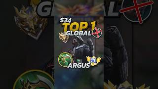 The Top 1 Argus Builds No Boots Mobile Legends mobilelegends mlbb gaming [upl. by Oicapot]