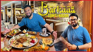 Barkaas Gomti Nagar  Lucknow Biggest Barkaas  Barkaas Darbaar and Fine Dine Restaurant [upl. by Airetnuhs533]