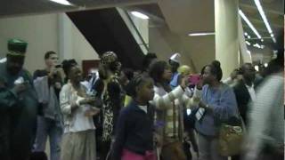 Ancestry Reconnection Program Cameroon 2011 Arrival at Yaounde Nsimalen Airport [upl. by Narhem265]