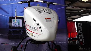 Swiss Invoation UAV Lidar System Autonomously Turbine RC Rescue Drone Helicopter [upl. by Euqinoj958]