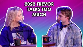 shourtney talk too much shayne topp and courtney miller on Trevor Talks Too Much at Mythicon 2022 [upl. by Eissirc]