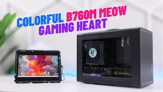 Colorful B760M MEOW Build with Kyushu Aeolus AK500 amp RTX 4080 Gaming Heart [upl. by Cohin]