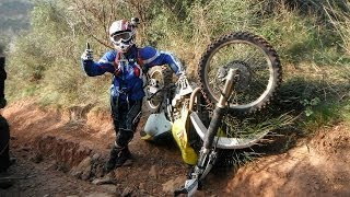 Rando moto offroad  Sur les pistes de lHérault [upl. by Enialedam]