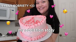 baking with korie 1 year sobriety  my recovery story [upl. by Bigod]