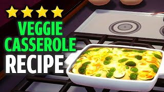 Veggie Casserole Recipe  Disney Dreamlight Valley ⭐⭐⭐⭐ Meal [upl. by Enoitna]