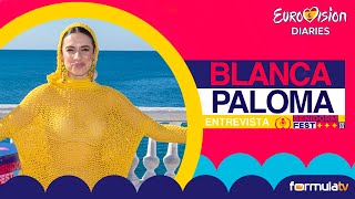 Primera entrevista a BLANCA PALOMA tras ganar el BENIDORM FEST 2023  Eurovisión Diaries [upl. by Atniuq]