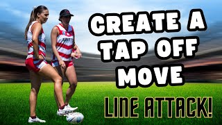 Touch RugbyFootball BREAKDOWN Creating a Tap Off Move [upl. by Donnie]