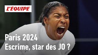 JO Paris 2024  Lescrime estelle lheureuse surprise de ces Jeux [upl. by Poland219]