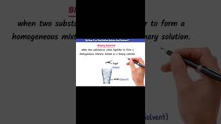 Binary solution Solute amp Solvent solution solute solvent chemistry [upl. by Athelstan]