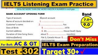 IELTS Listening Practice Test 2023 with Answers Real Exam  302 [upl. by Mervin548]