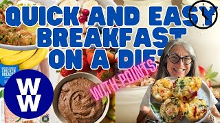 Quick and Easy Diet Friendly Breakfast Ideas with WW Points [upl. by Padegs]