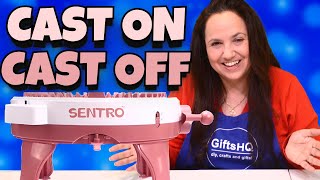 Sentro Cast On  Cast Off  Beginners How To Knitting Machine Guide [upl. by Delainey]