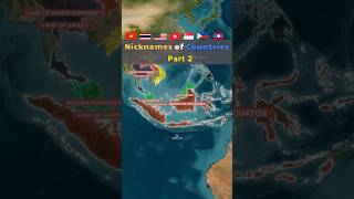 Nicknames of Countries  Part 2 shorts geography world explore nicknames country didyouknow [upl. by Moyer758]