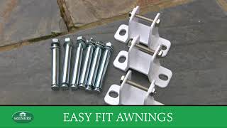 Greenhurst Deluxe Easy Fit Awning  Screwfix [upl. by Llertak778]