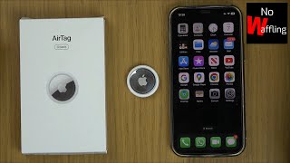 How to SETUP Apple AirTag  Easy beginners guide [upl. by Odille]