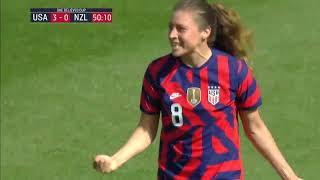 USWNT vs New Zealand 100 Highlights  Feb 20 2022 [upl. by Nah]