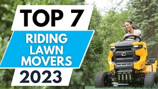 Top 7 Best Riding Lawn Mowers 2023 [upl. by Bethena]