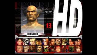 TEKKEN 3 HEIHACHI PLAYTHROUGH ARCADE HD [upl. by Nylekcaj]