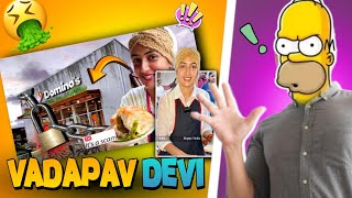 DIDI KA VADA PAV  VIRAL VADA PAV DEVI OF DELHI STOP [upl. by Hayotal]