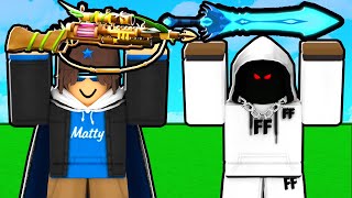 Roblox Bedwars but every Kill Gives You Random Items [upl. by Yhtamit]