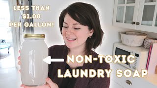 StepbyStep Guide to Homemade NonToxic Laundry Detergent [upl. by Kathie]