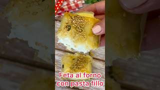 Fagotti Feta al forno con pasta Fillo recipe food ricetta delicious cooking [upl. by Nyrrek20]