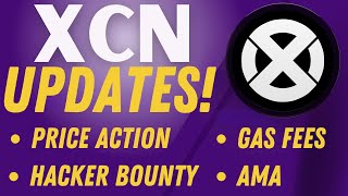 BIG XCN Updates Price Action Gas Fees Hacker Bounty and AMA [upl. by Mages]