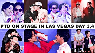 таekook мoments  bts quotptd on stagequot in las vegas concert 3amp4 day [upl. by Chalmers114]