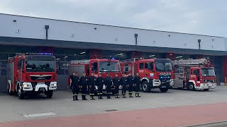 JRG 1 KoszalinOddanie hołdu zmarłym strażaka z Poznania [upl. by Brigg]