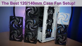 The Best PC Case Fan Setup  How Many What Size and Where feat Arctic 120140mm Fans [upl. by Ymereg]