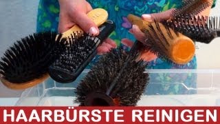 Haarbürste reinigen • günstig und einfach • Tutorial [upl. by Alcus49]