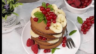 Pancake al cioccolato in 1 MINUTO Dorayaki [upl. by Sansen]