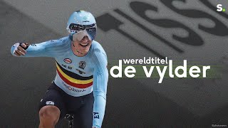 De gouden triomftocht in de puntenkoers van Lindsay De Vylder op het WK omnium [upl. by Llevram]