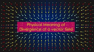 Physical Meaning of Divergence of a Vector Field [upl. by Alleinad]