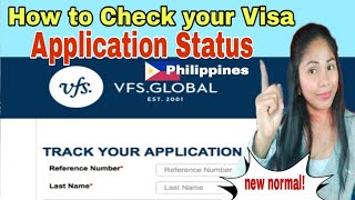 How To Track Visa Application Status Online VFS GLOBAL 2022 visa [upl. by Chlo]