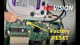 Hikvision NVR Password Reset  How to Reset Hikvision NVRDVR Password to default setting 2024 [upl. by Aseeram]