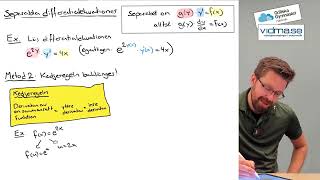 Matematik 5 fördjupning Separabla differentialekvationer [upl. by Tedda]