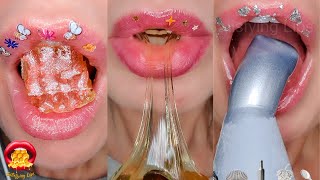 HONEY COMPILATION Satisfying ASMR Eating Different Honey Types Mukbang 먹방 [upl. by Giulietta419]