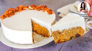 Si tienes ZANAHORIAS prepara esta tarta Deliciosa fácil y Saludable 🥕 AUXY  Carrotcake [upl. by Lemrac]